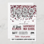 Invitation à la réunion du collège du secondaire 1 (Devant / Derrière)