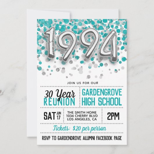 Invitation à la réunion du collège du secondaire 1 (Devant)