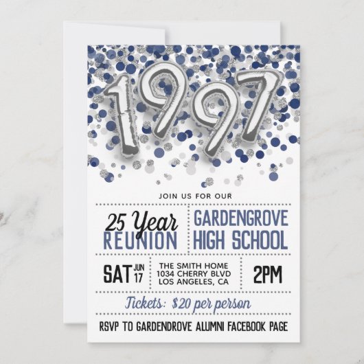 Invitation à la réunion du collège du secondaire 1 (Devant)