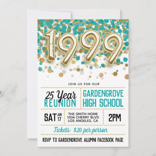 Invitation à la réunion du collège du secondaire 1 (Devant)