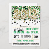 Invitation à la réunion du lycée 2012 (Devant / Derrière)