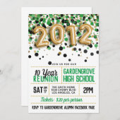 Invitation à la réunion du lycée 2012 (Devant / Derrière)