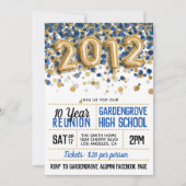 Invitation à la réunion du lycée 2012 (Devant)