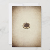 Invitation à la réunion d'une famille élégante de  (Dos)