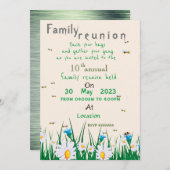 Invitation à la réunion familiale (Devant / Derrière)