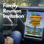 Invitation à la réunion familiale