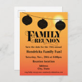 Invitation à la réunion familiale (Devant / Derrière)