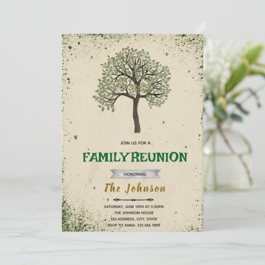 Invitation à la réunion familiale (Debout devant)