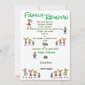 Invitation à la réunion familiale (Devant)