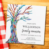 Invitation à la réunion familiale dans l'arbre gén