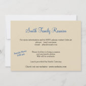 Invitation à la réunion familiale de l'arbre nébul (Dos)