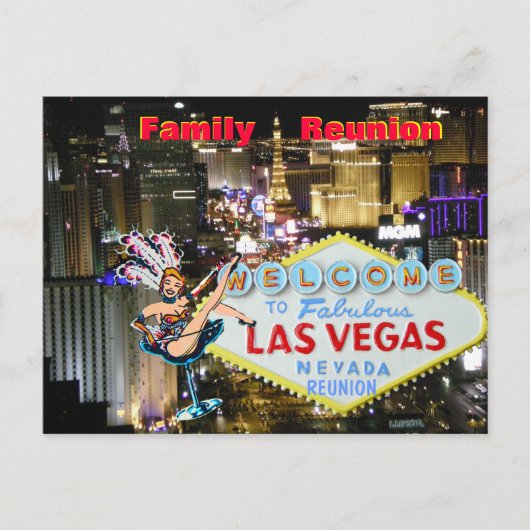 Invitation à la réunion familiale de Las Vegas (Devant)