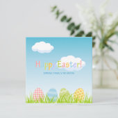 Invitation à la réunion familiale de Pâques (Debout devant)