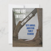 Invitation à la réunion familiale Rustic Lake Vaca (Devant)