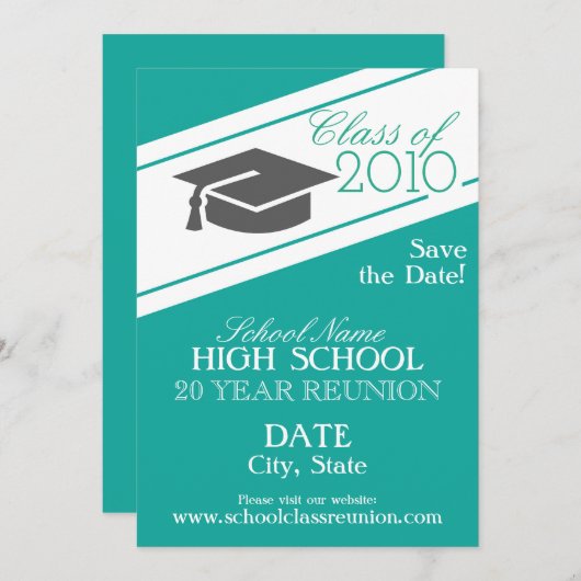 Invitation à la réunion scolaire (Devant / Derrière)