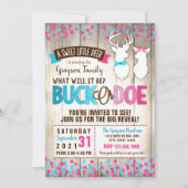 Invitation à la révélation de genre Buck or Doe (Devant)