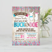 Invitation à la révélation de genre Buck or Doe (Debout devant)