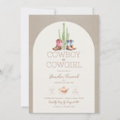 Invitation à la révélation de genre de cowboy ou d (Devant)