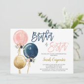 Invitation à la révélation de genre de frère ou so (Debout devant)