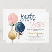 Invitation à la révélation de genre de frère ou so (Devant / Derrière)