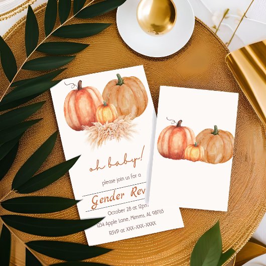 Invitation à la révélation de genre de l'automne n