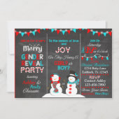 Invitation à la révélation de genre de Noël Snowma (Devant)