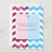 Invitation à la révélation de genre pour un soccer (Dos)