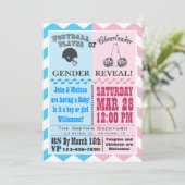 Invitation à la révélation de l'Pom-pom girl de fo (Debout devant)