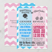 Invitation à la révélation de l'Pom-pom girl de fo (Devant / Derrière)