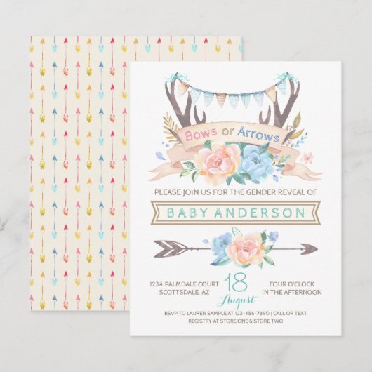 Invitation à la révélation des genres par les trib (Devant / Derrière)