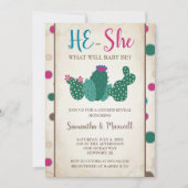 Invitation à la révélation du genre, Baby shower (Devant)