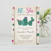 Invitation à la révélation du genre, Baby shower (Debout devant)