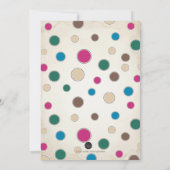 Invitation à la révélation du genre, Baby shower (Dos)