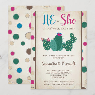 Invitation à la révélation du genre, Baby shower