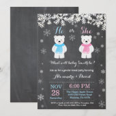 Invitation à la révélation du genre chez l'ours po (Devant / Derrière)