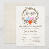 Invitation à la révélation du genre citrouille (Devant / Derrière)