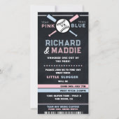 Invitation à la révélation du genre de baseball, b (Devant)