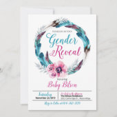 Invitation à la révélation du genre de Boho (Devant)