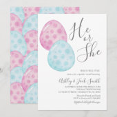 Invitation à la révélation du genre de Pâques (Devant / Derrière)