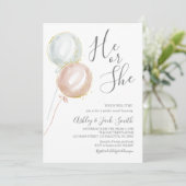 Invitation à la révélation du genre du ballon (Debout devant)