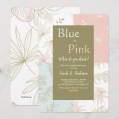 Invitation à la révélation du genre floral tropica (Devant / Derrière)