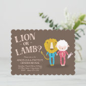 Invitation à la révélation du genre Lion ou agneau (Debout devant)