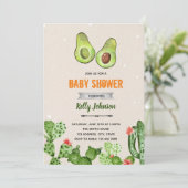 Invitation à la révélation du sexe bébé fête d'avo (Debout devant)