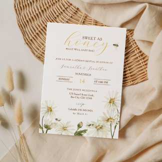 Invitation à la révélation du sexe de bébé