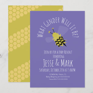 Invitation à la révélation du sexe de l'abeille vi
