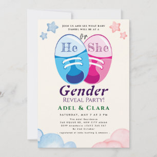 Invitation à la révélation du sexe de l'enfant