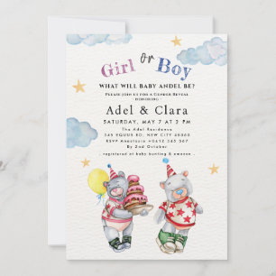 Invitation à la révélation du sexe de l'enfant