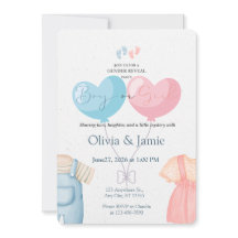 Invitation à la révélation du sexe de l'enfant