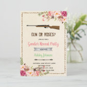 Invitation à la révélation du sexe du bébé : pisto (Debout devant)