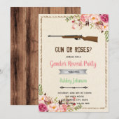 Invitation à la révélation du sexe du bébé : pisto (Devant / Derrière)